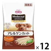 メディコートアドバンスアレルゲンカット 犬用 細切りタイプ たら＆お米 国産 60g 12袋 ペットライン おやつ