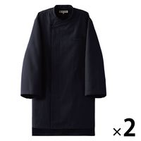 セブンユニフォーム 男女兼用九分袖コート サイズ /L EA3078-1 1セット(2点)（直送品）