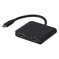 グリーンハウス USB Type-C to HDMI マルチモニター用変換アダプタ GH-TCHDC-BK 1台