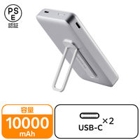oCobe[ iPhone CX[d e 10000mAh  DE-C54-10000WH GR 1