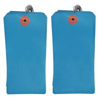 【荷札】今村紙工 布荷札 ブルー 2号（大） 1セット（100枚入×5） NN-03