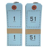 今村紙工 連番荷札 No.1～100 空 1セット（100枚入×10） RN-100