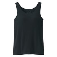 【レディース】無印良品 婦人 あったか綿 ブラタンクトップ 婦人M 黒 良品計画