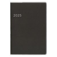 ダイゴー 【2025年版】アポイントノートタイプ A6 マンスリー カバー付 グレー E8147 1セット(1冊×3)（直送品）