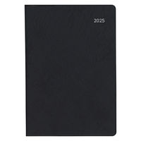 ダイゴー 【2025年版】アポイント 文字大 A6 月間ブロック ブラック E8316 1セット(1冊×2)（直送品）