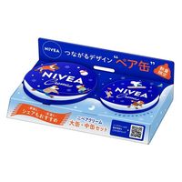 数量限定】NIVEA（ニベア） ニベアクリーム 大缶+中缶セット 花王 - アスクル