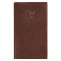 高橋書店 【2025年版】ニューダイアリーアルファ4 手帳判 見開き1週間 月曜始まり 茶 108 1冊（直送品）
