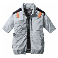 バートル 半袖ブルゾン アッシュグレー L AC2016-60-L 1枚（直送品）