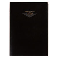 高橋書店 【2025年版】ウィークメモ付きダイアリー A5 1頁2日 月曜始まり 黒 62 1冊（直送品）