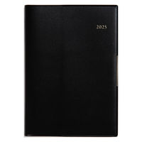 高橋書店 【2025年版】フェルテ4 B6 見開き1週間 月曜始まり 黒 234 1冊（直送品）