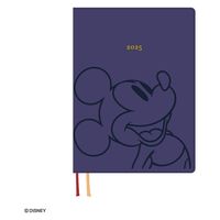 ダイゴー 【2025年版】ディズニー B6 ウィークリー 1週間+横罫 ミッキー ネイビー E6162 1冊（直送品）