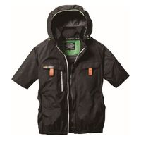 バートル AC半袖ブルゾン ブラック XL AC2026-35-XL 1枚（直送品）