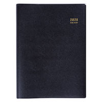 高橋書店 【2025年版】リングダイアリー A5 見開き1週間 月曜始まり 黒 452 1冊（直送品）