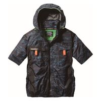 バートル AC半袖ブルゾン ターコイズ L AC2026-46-L 1枚（直送品）