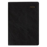 高橋書店 【2025年版】リシェル1 A6 片側1週間+ノート 月曜始まり スレートブラック 211 1冊（直送品）