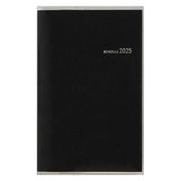 高橋書店 【2025年版】ビジネス手帳 小型版7 手帳判 片側1週間+ノート 月曜始まり 黒 146 1セット(1冊×2)（直送品）