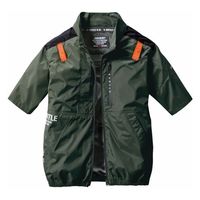 バートル 半袖ブルゾン ミルスグリーン 3XL AC2016-14-3XL 1枚（直送品）