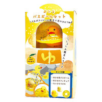 ほんやら堂 温泉あひるバスボールセット ゆずの香り 入浴剤 1箱