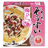 ちょっとぞうすい梅ひじき 3袋 1個 ヒガシマル醤油