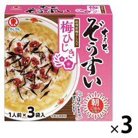 ちょっとぞうすい梅ひじき 3袋 1セット（1個×3） ヒガシマル醤油