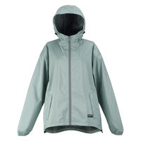 【レインウェア】 カジメイク レインスーツ フェミニンIII グリーン M 7481 1着