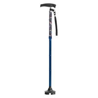 サンファミリー モリス 折りたためる安心ステッキ ネイビー 1本
