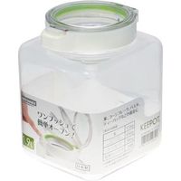 岩崎工業 食品保存容器 キーポット 1.9L ホワイトグリーン A