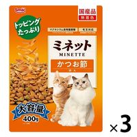 スマック ミネット まぐろチップ 添え　フリーズドライかつお 添え　54袋 Amazon.co.jp: ミネット まぐろチップ＆かつお節添え 400g