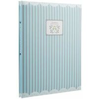 富士フイルム フジカラー ブックサイズアルバム Fー10B(BK) ストライプ(ブルー) F-10B(BK)104824 1冊（直送品）