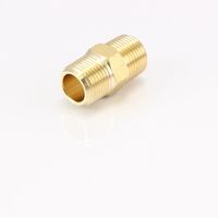 アソー ネジ継手 六角ニップル NT NT-1044 1個（直送品）