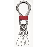 大一鋼業 MARKEY カラビナキーホルダー CK-5 1セット(10個:1個×10袋) 509-4377（直送品）