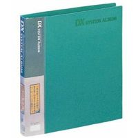 富士フイルム フジカラー バインダー式アルバム DXシステムアルバムEL グリーン DXSYSTEMALBUMEL 1冊 552-9733（直送品）