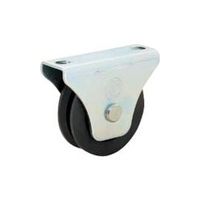 ヤボシ フジロイヤル重量戸車 V型 90mm 枠付 R90V 1個 495-3850（直送品）