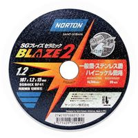 サンゴバン NORTON 切断砥石 ブレイズ2 107mmX1.2mm(10枚入) 2TWC107SGB212-10P 1箱(10枚)（直送品）