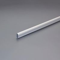 エスコ 30x15x1820mm 楕円パイプ(アルミ製/5本) EA951EY-22A 1セット（直送品）