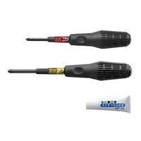 エスコ 2本組 [+]ブレイクビスドライバーセット EA557WC-110 1セット(4セット)（直送品）