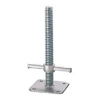 エスコ 28x280mm/140x140mm ジャッキベース EA948TC-4 1セット(2本)（直送品）