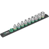 Wera Werk ヴェラ 9点組 ソケットレンチセット 3/8SQ インチサイズ レール付 005450 5450 1セット（直送品）