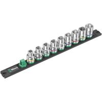 Wera Werk ヴェラ 9点組 ソケットレンチセット 1/2SQ HEX10ー19mm レール付 005460 5460 1セット（直送品）