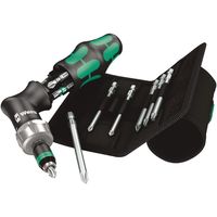 Wera Werk ヴェラ ビット6本付 1/4 Hexドライバーハンドルセット ラチェット式 051031 51031 1セット（直送品）