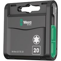 Wera Werk ヴェラ 20本組 1/4 トルクスビットセット TX20X25mm 057770 57770 1セット（直送品）