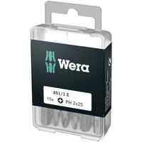 Wera Werk ヴェラ #2x25mm + ドライバービット 072401 72401 1個（直送品）