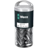 Wera Werk ヴェラ 1/4 トルクスビットセット TX15X25mm 100本 072447 72447 1セット（直送品）