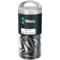 Wera Werk ヴェラ 1/4 トルクスビットセット TX20X25mm 100本 072448 72448 1セット（直送品）
