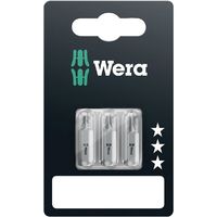 Wera Werk ヴェラ 3本入 PZ1ー3 x25mmPozidrivドライバービットセット 073311 73311 1セット（直送品）