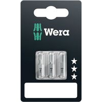 Wera Werk ヴェラ 1/4 六角ビット HEX4 5 6 3本 BP入 073344 73344 1パック（直送品）
