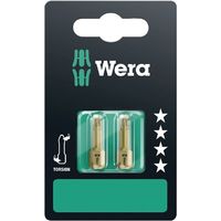 Wera Werk ヴェラ 2本入 PZ1x25mm Pozidriv ドライバービット 073370 73370 1個（直送品）