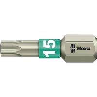 Wera Werk ヴェラ ステンレストルクスビット TX15 1本 BP入 073621 73621 1パック（直送品）