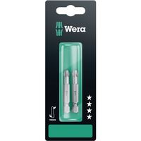 Wera Werk ヴェラ 2本入 No3x50mm + ドライバービット TORSION 134382 1個（直送品）