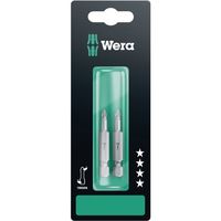 Wera Werk ヴェラ 2本入 No1x50mm + ドライバービット TORSION 134380 1個（直送品）